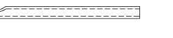 Alternative view of Baffled Glass Inlet Liner, 1.5 mm x 3.0 x 71 for Agilent GCs w/CIS4/PTV Inlets, Standard Deactivation, 10-pk.