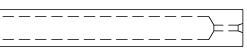 Alternative view of Double Taper Inlet Liner, 4.0 mm x 6.5 x 78.5, for Agilent GCs, Standard Deactivation, 5-pk.