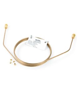 ShinCarbon ST Packed GC Column, 80/100, 2 m, 2 mm ID, 1/8" OD, Silco, Configuration for Agilent
