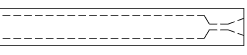 Alternative view of Recessed Double Taper Inlet Liner, 4.0 mm x 6.5 x 78.5, for Agilent GCs, Standard Deactivation, 5-pk.