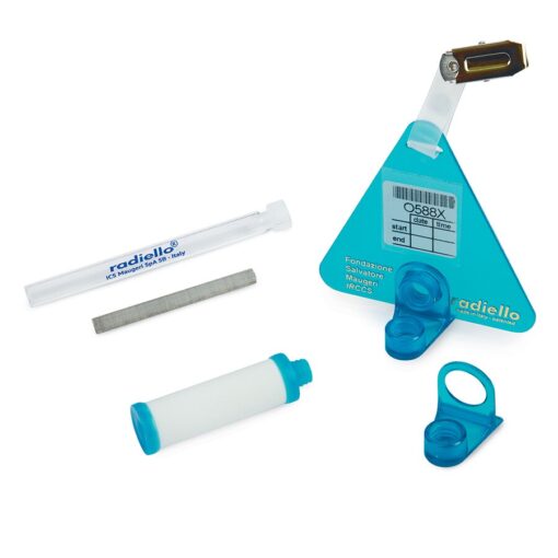 radiello Starter Kit, 1 Complete Sampler for BTEX / VOCs, CS2 Desorption, White Diffusive Body, Cartridge + Blank, Support Plate, Adaptor