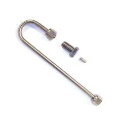 Passive Air Grab Sampling Kit: 6" Sample Inlet, Fitting w/ 0.0130" Orifice, 10 Micron Frit, Stainless Steel