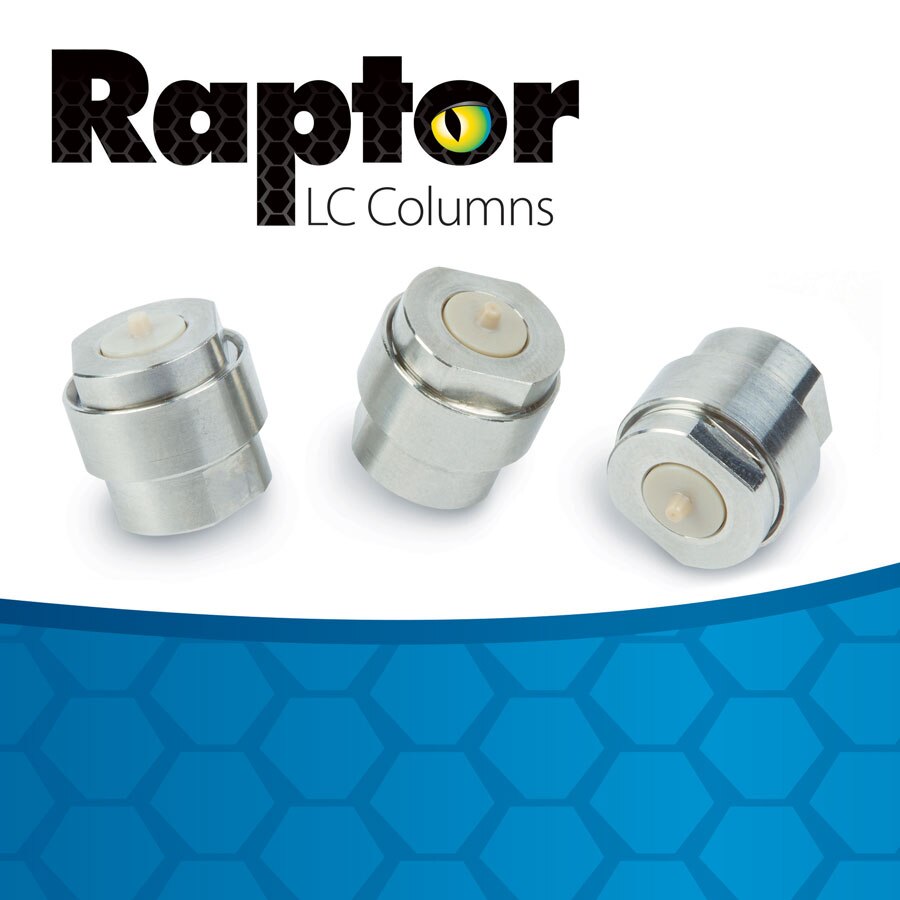 Raptor ARC-18 EXP Guard Column Cartridge, 2.7 µm, 5 x 2.1 mm, 3-pk.