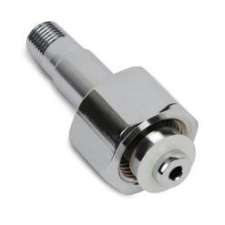 Alternative view of Dual-Stage, Ultra-High Purity Regulator, Inert Gas, DIN 477 #10, Chrome-Plated Brass