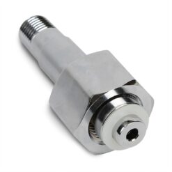 Alternative view of Dual-Stage, Ultra-High Purity Regulator, Inert Gas, DIN 477 #6, Chrome-Plated Brass