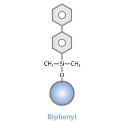 Alternative view of Ultra Biphenyl HPLC Prep Column, 5 µm, 100 x 10 mm