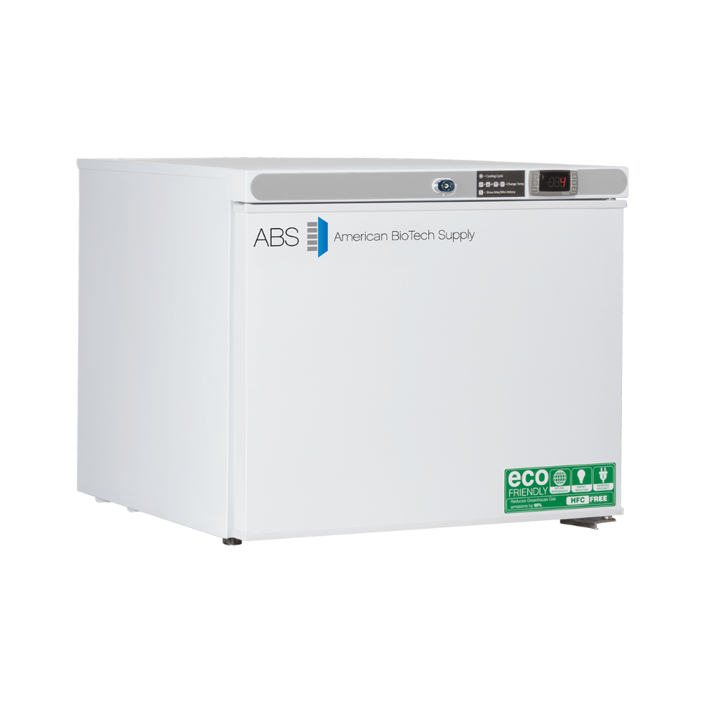 ABS 1.3 Cu. Ft. Capacity Premier Countertop Auto Defrost Laboratory Freezer Freestanding