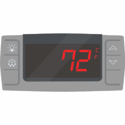 Alternative view of Premier Controlled Room Temperature (CRT) Undercounter Cabinet 5.2 Cu. Ft, Glass Door (Freestanding)