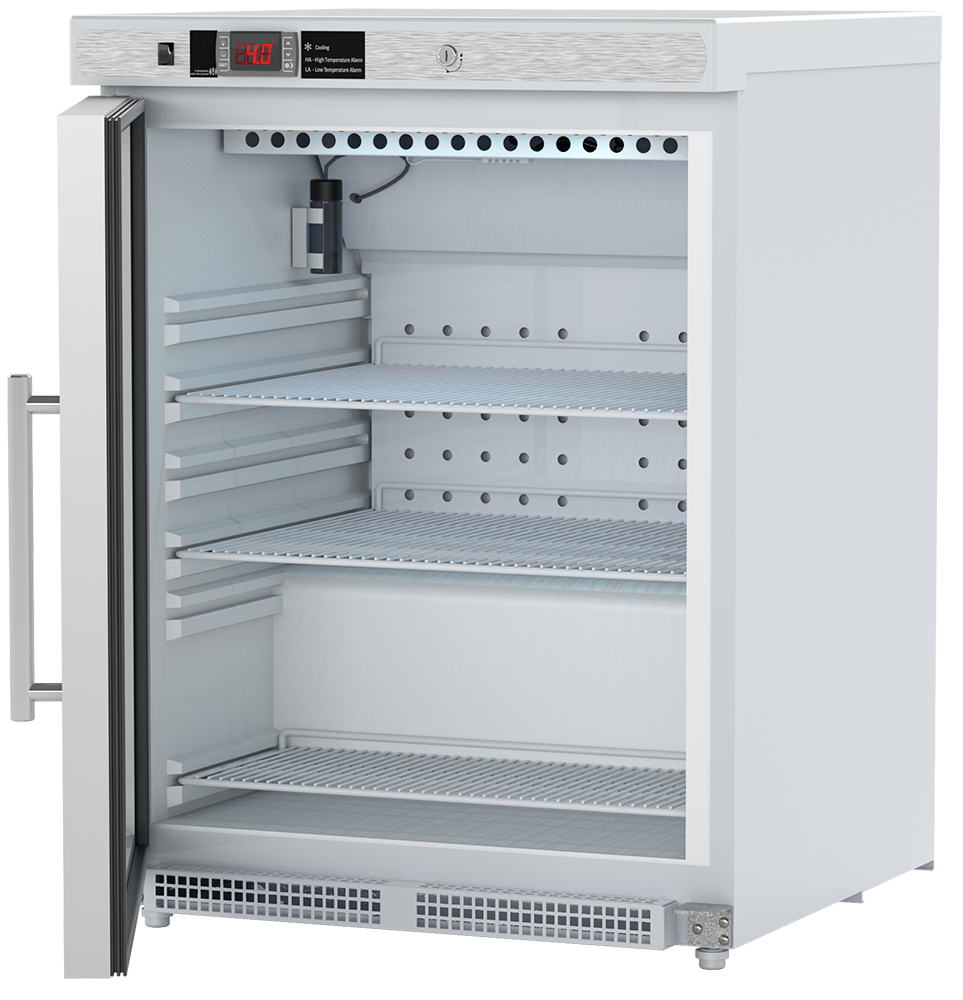 4.6 Cu. Ft, ADA Glass Door Refrigerator (Built-In); Left Hinged - NSF Compliant - Image 2