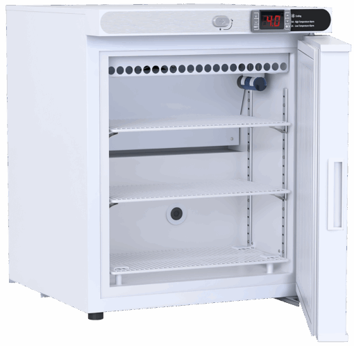 1.0 cu. ft. Solid Door Undercounter Freestanding Pharmacy Refrigerator - NSF Compliant - Image 2