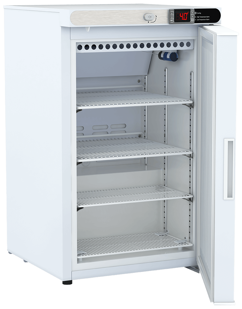 2.5 cu. ft. Solid Door Undercounter Freestanding Pharmacy Refrigerator - NSF Compliant - Image 2