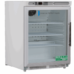 Premier Undercounter Built In Glass Door Refrigerator 4.6 Cu. Ft. ADA Compliant Left Hinged