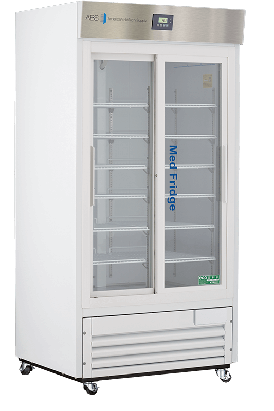 Premier Pharmacy/Vaccine Double Slide Glass Door Refrigerator 33 Cu. Ft.