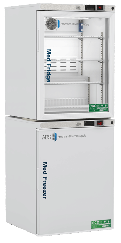 Premier Pharmacy/Vaccine Solid Door Refrigerator/(-40 operation) Glass Door Freezer Combination, 10 cu. ft. capacity