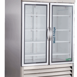 Premier Pharmacy/Vaccine Stainless Steel Glass Door Refrigerator 49 Cu. Ft.
