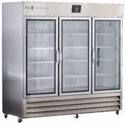 Premier Pharmacy/Vaccine Stainless Steel Glass Door Refrigerator 72 Cu. Ft.