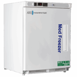 Premier Pharmacy/Vaccine Undercounter Built In Solid Door Freezer 4.2 Cu. Ft ADA Compliant Left Hinged
