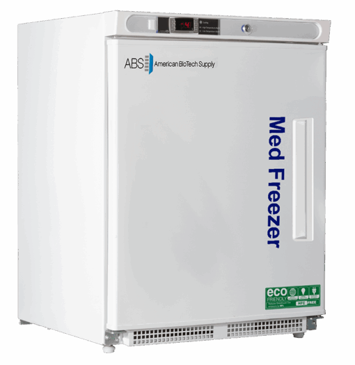Premier Pharmacy/Vaccine Undercounter Built In Solid Door Freezer 4.2 Cu. Ft ADA Compliant Left Hinged