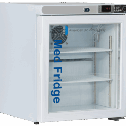 Premier Pharmacy/Vaccine Countertop Freestanding Glass Door Refrigerator 1 Cu. Ft.