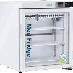 1.0 cu. ft. Glass Door Undercounter Freestanding Pharmacy Refrigerator - NSF Compliant