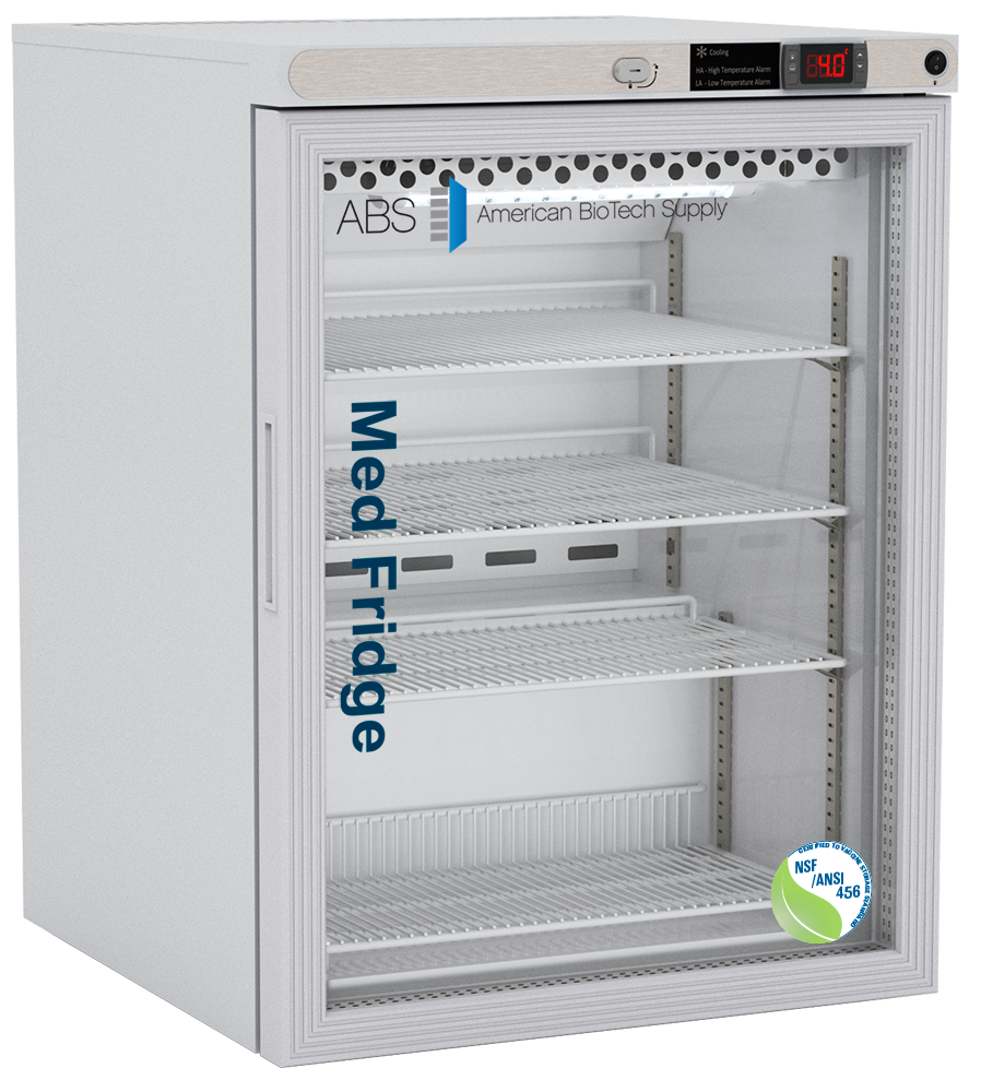 5.2 Cu. Ft, Glass Door Refrigerator (Freestanding) - NSF Compliant