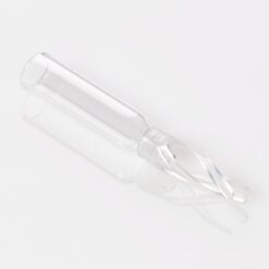 50-200µL Clear Glass Bottom Spring (6x25mm) Wide Mouth Inser