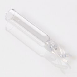 50-300µL Clear Glass Bottom Spring (6x29mm) Wide Mouth Inser