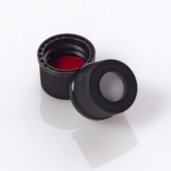 10-425 Open Top Black Polypropylene with 0.060" PTFE/Silicon