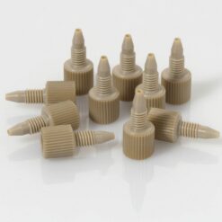 Fingertight One Piece 10-32 PEEK™ Male Nut/Ferrule for 1/16"
