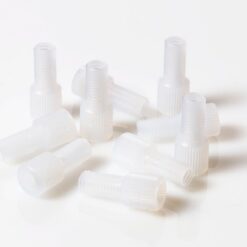 Nut 1/4-28 Natural ETFE Male for 1/8" OD Tubing, 10/pk