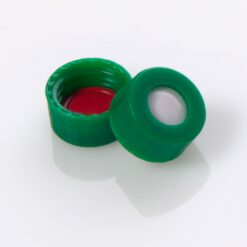 9-425 Open Top Green Polypropylene with 0.040" Bonded PTFE/S