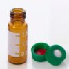 Vial Kit: 2mL Amber Glass Vial with Graduated Marking Spot,
