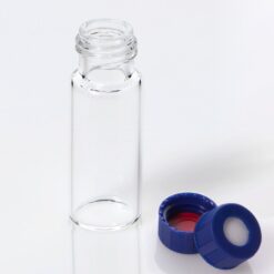 Vial Kit: 2mL Clear Glass Vial, 9-425 Blue Polypropylene Scr