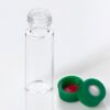 Vial Kit: 2mL Clear Glass Vial, 9-425 Green Polypropylene Sc