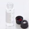Vial Kit: 2mL Clear Glass Vial with Graduated Marking Spot,