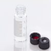 Vial Kit: 2mL Clear Glass Vial with Graduated Marking Spot,