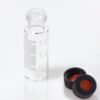 Vial Kit: 2mL Clear Glass Vial with Graduated Marking Spot,