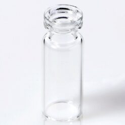 2mL Clear Glass (12x32mm) Wide Mouth 11mm Crimp/Snap Ring Vi