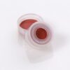 11mm Clear Polyethylene with PTFE/Red Rubber Septa Snap Cap,