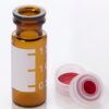 Vial Kit: 2mL Amber Glass Vial with Graduated Marking Spot,