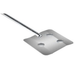 Paddle w/flat holes, stainless steel