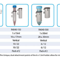 Alternative view of RotoBot Series Programmable Rotators, includes tube holders