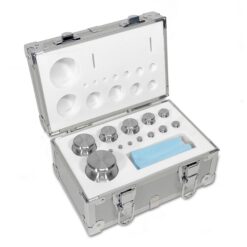Alternative view of Accuris Class E2, Calibration set for Analytical Balances, 6 pcs: 1x100mg, 1x10g, 2x20g, 1x50g, 1x100g