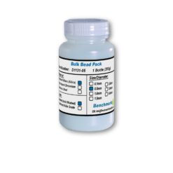 Bulk Beads, Silica (glass), 0.5mm, acid washed, 200g