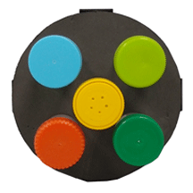 Foam Rack for 5 x 50ml Tubes for BenchMixer V2