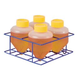 MAGic Clamp Tube Rack, 4x500ml or 600ml conical bottles (max. 1)