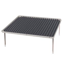 Stacking platform, large 12"x12" with dimpled mat (3.0" separation)