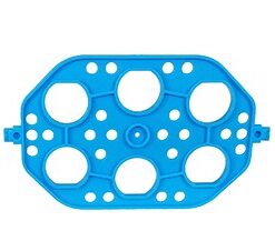 Alternative view of Tube holder, 6 x 50ml, 1 each (1 pack included)