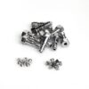 Extra long screw SS Fittings w/fittings screws, front and ba
