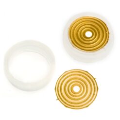 Gold Disk Seals & Caps, for Agilent 1050, 1100, 1200, 1220, 1260, 1290 HPLC Systems, Replaces Restek# 25140, 2-pk.